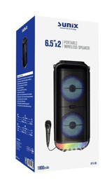 Sunix BTS-95 Işıklı Siyah Bluetooth Hoparlör