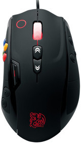 Thermaltake MO-VLS-Wdlobk-01 RGB Yatay Makrolu Kablolu Siyah Lazer Gaming Mouse