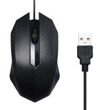 Mistaha Yatay Makrolu Kablolu Siyah Optik Gaming Mouse