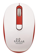 Pepisky MO101 Ergonomik Yatay Kablosuz Gri-Kırmızı Optik Mouse