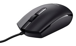 Trust Basi Yatay Kablolu Siyah Optik Mouse