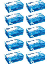 Dolphin Pudrasız Mavi Medium Temizlik Eldiveni 10 Paket