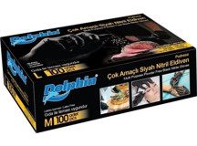Dolphin Siyah Medium Çok Amaçlı Temizlik Eldiveni