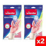 Vileda Pembe Small Temizlik Eldiveni