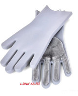 Faseb Sihirli Silikon Gri One Size Bulaşık Eldiveni