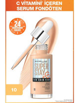 Maybelline New York Super Stay Skin Tint Serum Tüp Fondöten 30 ml