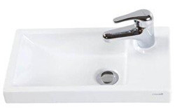 Creavit Elmas Tp025 Klasik Tekli 45 cm Seramik Tezgah Üstü Çanak Lavabo Beyaz
