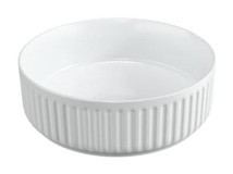 Isvea Ion Klasik Tekli 36 cm Seramik Tezgah Üstü Yuvarlak Lavabo Beyaz