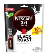 Nescafe Black Roast Paket Granül Kahve 10x15 gr