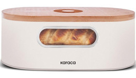 Karaca Stream 2in1 Kapaklı Ekmeklik Krem