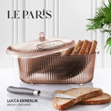 Royaleks Lucca Le Paris Kapaklı Ekmeklik Şeffaf