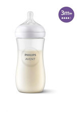 Philips Avent Natural Response Polipropilen Gaz Yapmayan Antikolik Yenidoğan 6-12 Ay Şeffaf Biberon 330 ml