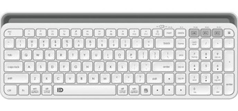 FD K912T İngilizce Q Wireless Switch Kablosuz Beyaz Standart Klavye