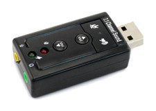 Qcell USB Çift Girişli 7.1 Harici Ses Kartı