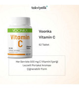 Voonka Vitamin C Portakallı Yetişkin 62 Adet