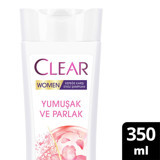 Clear Yumuşak ve Parlak Arındırıcı Tüm Saçlar İçin Sade Standart Kadın Şampuanı