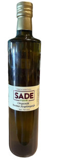 Sade Organik Cam Sızma Zeytinyağı 750 ml