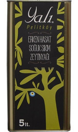 Yalı Pelitköy Soğuk Sıkım Erken Hasat Teneke Sızma Zeytinyağı 5 lt
