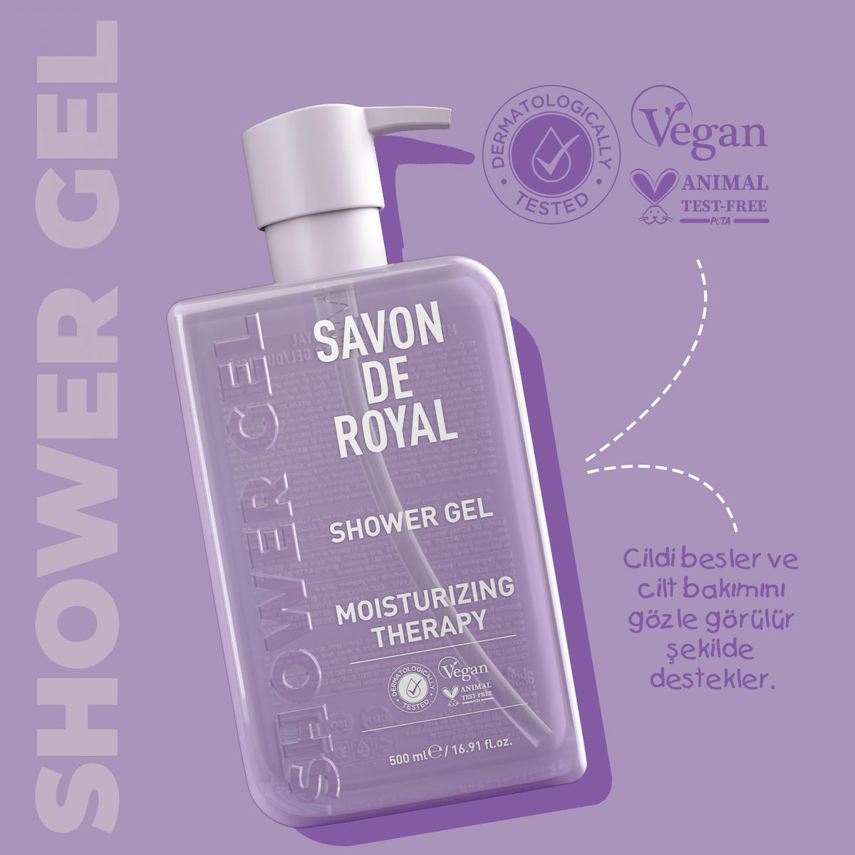 Savon Miracle Moisturizing Therapy Nemlendirici Vegan Duş Jeli 500 ml