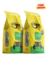 Kityus Kokusuz Topaklanan İnce Taneli Aktif Karbonlu Bentonit Kedi Kumu 2x10 lt