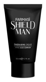 Farmasi Shield Man Tüm Ciltler için Göz Çevresi ve Yüz Krem Tüp 50 ml