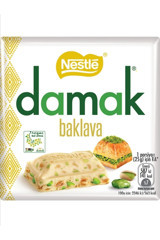 Nestle Damak Kare Baklavalı Beyaz Çikolata 60 gr 12 Adet