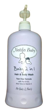 Natifa Baby Göz Yakmayan Yenidoğan Tüm Ciltler Aleo Veralı Bebek Şampuanı 800 ml