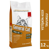 Jazzy General Cat Tavuklu Yetişkin Kedi Maması 12 kg
