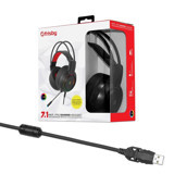 Frisby FHP-G1520B 7.1 USB Gürültü Önleyici Mikrofonlu Kablolu Kulak Üstü Kulaklık Kırmızı