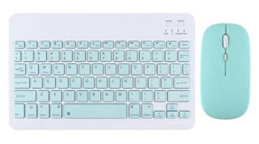 Samsung Galaxy Tab A T282 7" Sessiz Mavi Kablosuz Klavye Mouse Seti