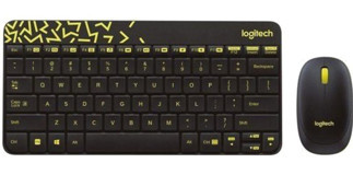 Logitech MK240 Sessiz Siyah Kablosuz Klavye Mouse Seti