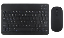 Samsung Galaxy Tab A T287 7" Sessiz Siyah Kablosuz Klavye Mouse Seti