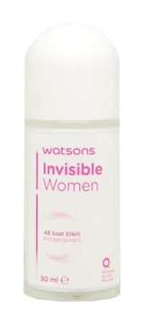 Watsons Invisible Ter Önleyici Antiperspirant Roll-On Kadın Deodorant 50 ml