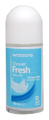Watsons Shower Fresh Pudrasız Ter Önleyici Antiperspirant Roll-On Kadın Deodorant 50 ml