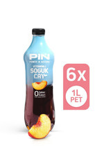 Pin Ice Tea Şeftalili Vitaminli Soğuk Çay 6x1 lt