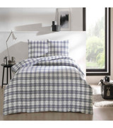 Taç Flanel Sage Flanel 4 Mevsim 200 x 220 cm Çarşaflı Desenli Çift Kişilik Nevresim Takımı Gri