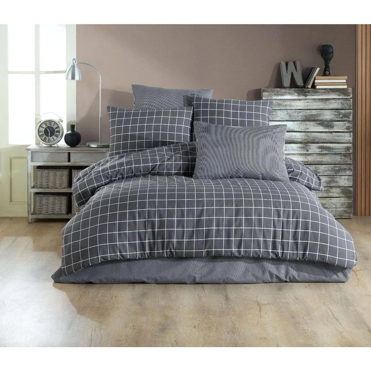 Almira Pamuklu 4 Mevsim 200 x 240 cm Çarşaflı Desenli Çift Kişilik Nevresim Takımı Çok Renkli