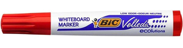 Bic 1701 Doldurulabilir Silinebilir Kırmızı Tahta Kalemi