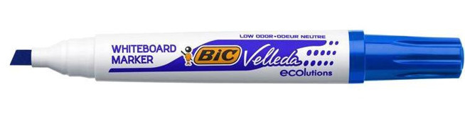 Bic 1751 12 Adet Doldurulabilir Silinebilir Mavi Tahta Kalemi