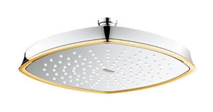 Grohe 27974IG0 Metal Arıtmalı Tasarruflu Kare Yağmur Tepe Duş Başlığı Gri