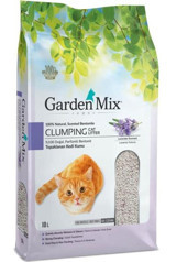 Gardenmix Lavanta Kokulu Topaklanan İnce Taneli Bentonit Kedi Kumu 10 lt