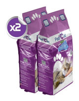 PatiCat Lavanta Kokulu Topaklanan Kalın Taneli Bentonit Kedi Kumu 2x10 lt
