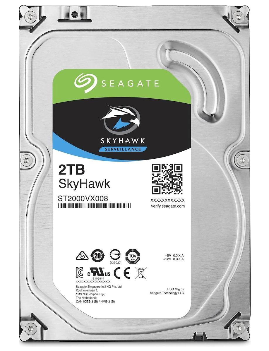Seagate ST2000VX008 2 TB 3.5 inç 5900 rpm 64 MB SATA 3.0 Güvenlik Kamerası Harddisk