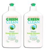 Green Clean Bitkisel Portakal Yağı Kokulu Organik Sıvı El Bulaşık Deterjanı 2x500 ml