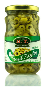 Hakan Yıldırım Az Tuzlu Dilimli Yeşil Zeytin Kavanoz 200 gr