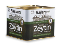 Başaran Zeytinleri Tuzlu Gemlik Siyah Zeytin Teneke 2 kg