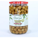 İzorya Mut Sarısı Tuzlu Salamura Yeşil Zeytin Kavanoz 400 gr