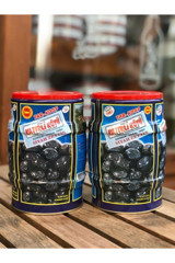 Gemlik Katırlı Köyü Yağlı Tuzlu Sele Siyah Zeytin Teneke 2x1 kg