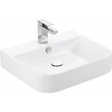 Lucco Allecra Klasik Tekli 15 cm Seramik Tezgah Üstü Oval Lavabo Beyaz