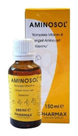 Canvit Aminosol Vitamin ve Aminoasit Solüsyonu B Vitamini 150 ml Sıvı Köpek Vitamini
